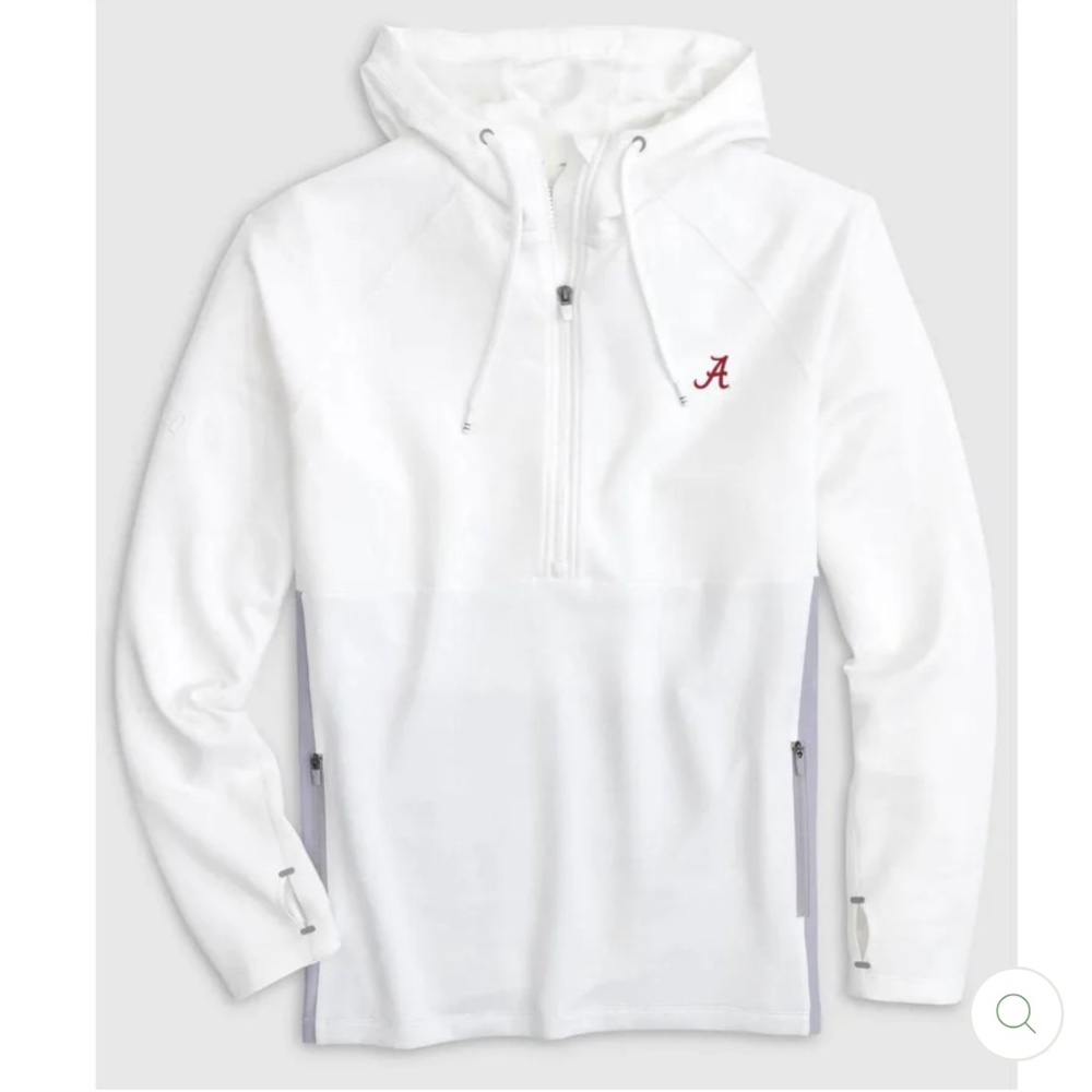 Johnnie-O Quarter Zip Hoodie Men’s Size Large (University of Alabama)